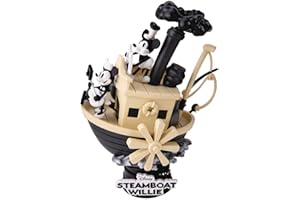 Beast Kingdom Mickey Diorama Steamboat Willie, DS-017, multicolore[Ancien Modèle]