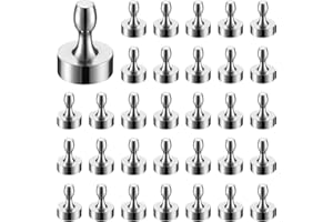BTLIN Fridge Magnets Strong Small, Mini Magnetic Push Pins for Kitchen Refrigerator Magnetic Board Whiteboard Office 32Pack