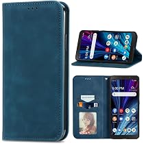 SEAHAI Hülle Für HMD Fusion – PU Leder Folio Mit RFID-Schutz, Ständer, Kartenfächern & Magnetverschluss, Lila
