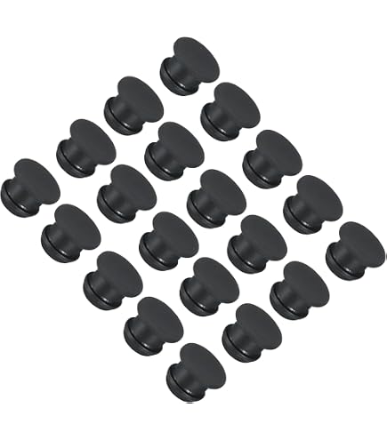 QUARKZMAN 10er-Set Gummistopfen Konisch 19–26 Mm – Silikonstopfen Für Pulverbeschichtung, Löcher Abdichten, Weiß