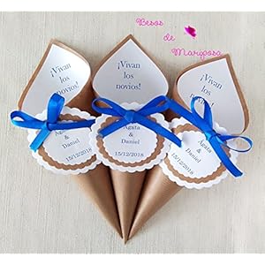 50 Einheiten. Reiskegel für Hochzeit