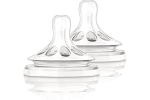 Lot de 2 tétines Natural 6 Mois + 3 Trous Débit rapide - Philips Avent