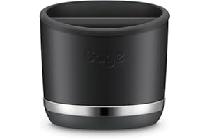 Sage Knock Box 10 - Para Desechar Sin Desorden los Posos de Café - Almacena hasta 10 Posos de Espresso, Trufa Negra