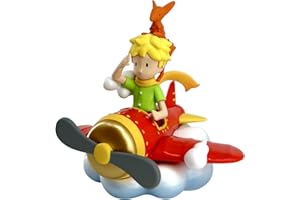 PLASTOY Le Petit Prince figurine Le Petit Prince er le renard en avion 7 cm