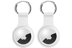 Nyckelring Apple AirTag 1 & 2 - Silikon Hållare Skyddande fodral (2 styck)