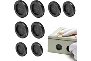 EIROVYA Sourcing Map - Ojales Cable, Protectores de Goma Doble Cara, Tapones Para Agujeros, Pasacables - Negro - Diámetro Interno: 20, 25, 30, 42 mm