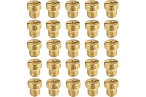 AQXREIGHT Main Jet 55‑115 M5 25pcs Main Jet Carburetor Carb Main Jet Kit Replacement for Dellorto Carburetor PHBG