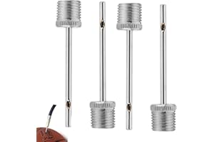 ANATI Ballpumpe Nadeln, 4 Stück Ballnadel, Lock Nadel zum Aufpumpen von Bällen zum Aufblasen von Fußball, Basketball und Allen Anderen Sportbällen