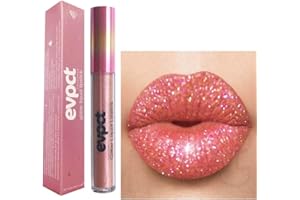 ALLBESTAYE Allbesta 15 Farben Matte Glitzer Lippenstift Metallic Pearl Lipgloss Wasserdicht Dauerhaft