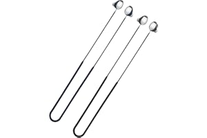 kwmobile Paski kompatybilne z Samsung Galaxy Buds2 Pro, 2 x silikonowy uchwyt do słuchawek bezprzewodowych, czarny/ciemnoniebieski