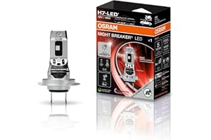 OSRAM NIGHT BREAKER LED SPEED H7 450 för motorcyklar, LED-eftermonteringslampa för motorcyklar med väggodkännande, upp till 4