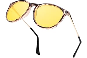 LVIOE Nachtsichtbrille Damen Herren Polarisiert Nachtbrille zum Autofahren Anti-Glanz