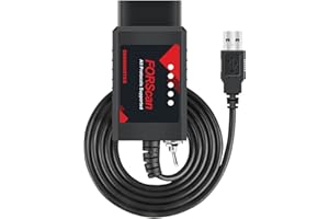 OBDMONSTER FORScan Adattatore OBDII diagnostico per Windows,strumento di codifica diagnostico per auto con Interruttore automatico (MS/HS) CAN per veicoli Ford Lincoln Mazda Mercury Series
