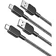Anker USB C Charging Cable, [Set of 2, 90 cm] 310 USB to USB C Cable, USB A to USB C for iPhone 16/15, Galaxy Note 20/Note 10