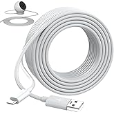 USB C Cable 10M,Extra Long Power Extension Cable Compatible with Mi Camera 2K Security Camera,Ring Pan-Tilt,for CCTV YESKMO e