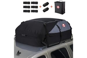 SAILNOVO Coffre de Toit de véhicule Sac de Toit Voiture pour Voyage résistant aux intempéries (580L-Nylon 900D)