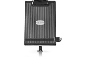 ‎NEDIS Nedis Vorlagenhalter Ergonomischer Aktenhalter | Vollbeweglich | Tischhalterung | Schwarz Grau/Schwarz, ERGOCH300BK