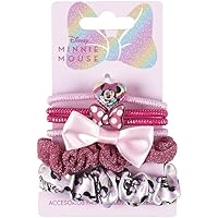 Set Beauty Minnie Per Ragazze - Occhiali, Fermagli E Elastici, Stile Divertente E Colorato