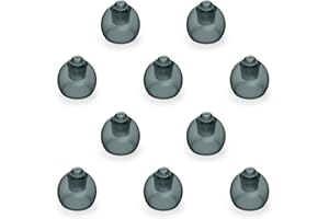 DLUSHE Confezione da 10 cupole Vented Dome per apparecchi acustici con auricolari Phonak, Unitron e Hansaton. Tulipi taglia M, diametro 10 mm.