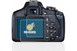 BROTECT Schutzfolie kompatibel mit Canon EOS 2000D (2 Stück) klare Displayschutz-Folie