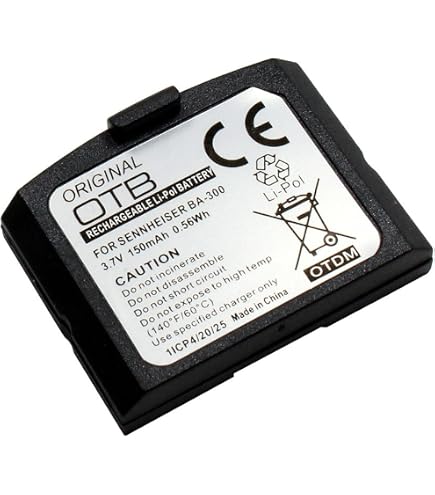 Batteria Li-Po da 3,7 V 0,15 Ah per cuffie Sennheiser IS 410, RS4200