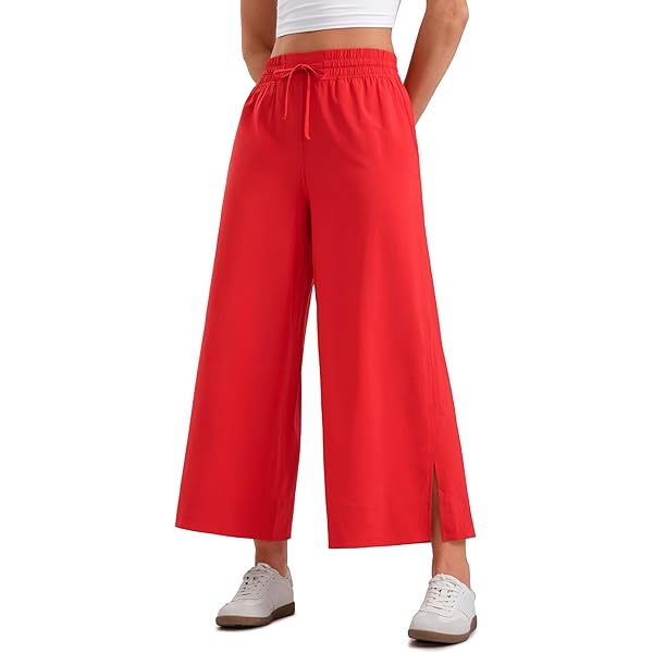 CRZ YOGA 4-Way Stretch Werkbroek voor Dames 29 Wijde Pijpen Hoge Taille Zakelijke Casual Jurk Reisbroek met Zakken Inktgrijs S CRZ YOGA 4-Way Stretch Werkbroek voor Dames 29 Wijde Pijpen Hoge Taille Zakelijke Casual Jurk Reisbroek met Zakken Inktgrijs S