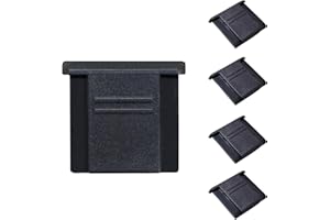 OXTXO Blitzschuh-Abdeckungen für Nikon Z-Serie, DSLR, Panasonic S5, GH5, Olympus OM-D & PEN – Passend für ISO-Blitzschuh, staub- und feuchtigkeitsdicht, 4er-Pack