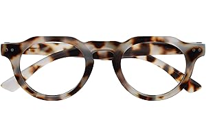 OPULIZE RIO Lunettes Anti-Lumière Bleue - Monture Partie Supérieure Droite - Hommes Femmes - Charnières à Ressort - B53