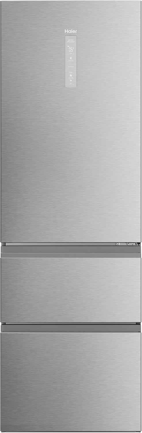 Haier 3D 60 Series 5 HTW5618CNMG - Frigorífico Combi, Cajones Direct Access, Circular AirFlow, WIFI, Tecnología ABT, Motor In