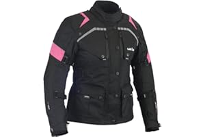 LOVO Chaqueta 3/4 para moto (Mujer) (L)