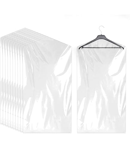 Lot De 100 Sacs à Vêtements Transparents Auto-hermétiques - 25,4x35,6 Cm, Polypropylène 38 Microns, Idéal Pour Expédition Ou Rangement