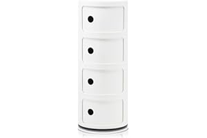 Kartell Componibili Cajonera, Blanco, 32 x 32 x 77 cm
