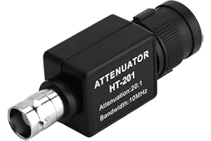 HILITAND Attenuation for Oscilloscope, HT201 Attenuation 20:1 10MHz Bandwidth Passive Attenuator, Accessoire for Oscilloscope