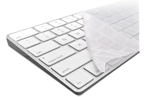 kwmobile Protezione Tastiera Americana Compatibile con Apple Magic Keyboard - Cover Tastiera Inglese US Copertina Silicone Trasparente