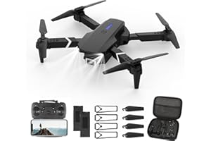 GLXERTVZ Drohne mit Kamera HD 4K,RC Faltbare FPV WiFi Live Übertragung Drohne für Kinder Anfänger,2 Akku Lange Flugzeit,Headless Modus,Flugbahnflug,Hindernisvermeidung,One Key Start/Landen,Headless Modus