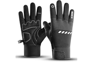 Vilico Guantes Invierno Hombre Guantes Moto Hombre Guantes Bicicleta Invierno Mujeres Guantes Deporte Termicos Tactiles Movil para Ciclismo, Running, Conducir, Ski