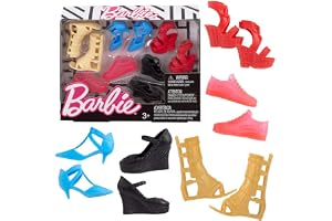 Barbie Mattel Accessories Curvy & Tall Doll shoe-pack (Fcr93)