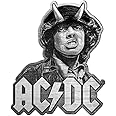 AC/DC Pin Angus Silver coloured
