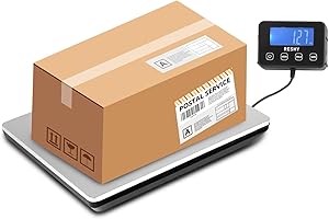 QWORK® Waga Portowa 200 kg Do Pakowania i Walizki, Baterie Nie Wchodzą w Zakres Dostawy, Do Użytku Biznesowego, Bagażu, Biura