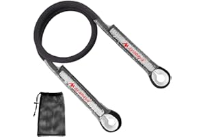 AYAMAYA Prusik Corde statique pré-cousue œil-à-œil, 10 mm, 27 kN, corde d'attelage d'escalade, 76,2 cm/114,3 cm pour équipement d'alpinisme, spéléologie, arboriste, rappel, sauvetage, certification CE