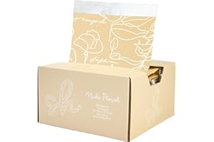 SIMPLY HAIR Foglio per capelli extra largo, per parrucchieri e balayage, 500 fogli pretagliati e prepiegati, 12,7 x 27,9 cm (Gold Floral)