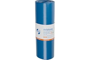 PREMIUM PLUS deiss Premium 10010 bolsas de residuos, 700 mm x 1100 mm x 0,07 mm, color azul (25 unidades)