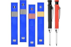 Matita da Cantiere Professionale OTYMIOW 2PZ 24 Ricariche per Carpentiere