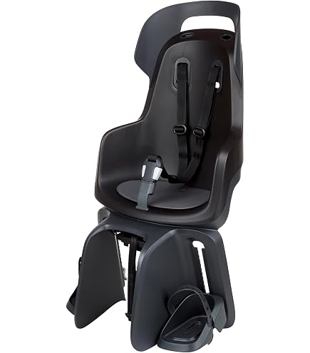 Siège Enfant Bobike One Maxi – Porte-bagages 26-29″, Charge Max 22 Kg, Montage Rapide, Vert Olive – Sécurité Renforcée