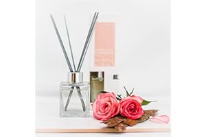 JAMES & CO FRAGRANCE James & Co No.12 Rose & Oud (English Rose & Exotic Woods) 100ml Home Fragrance Reed Diffuser Set