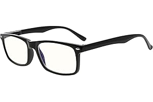 ‎EYEKEPPER Eyekepper Leser UV Schutz,Anti Blendung Brille,Anti Blau Strahlen,Frühling Scharniere Computer Brille schwarz