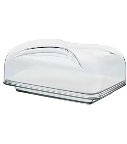 Cloche à Fromage Continenta 20.5 Cm - 2 Pièces Bois Et Verre - NEUF