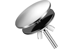 GYHWOFUL Wasserhahn Lochabdeckung Küche, 5CM Silber Edelstahl Lochabdeckung Spüle, Rostfrei, Gute Abdichtung Spülbecken Abdeckung, Armaturen-Abdeckung