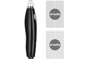 ‎GUDOQI GuDoQi Elektrischer Radiergummi, Automatischer Radiergummi Radierstift, USB Wiederaufladbar, 86 Stück Ersatzradiergummis, 2 Größen (2.3mm 5mm), Elektro-Radierer Tragbarer für Zeichnen, Skizzieren