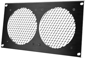 AC Infinity Ventilation Grille, för PC dator AV elektroniska skåp, monteras också två 120 mm fläktar